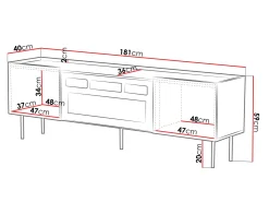 TV-bord Sillen III (Kashmir)