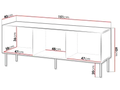 TV-bord Tolfelo 102 (Beige)