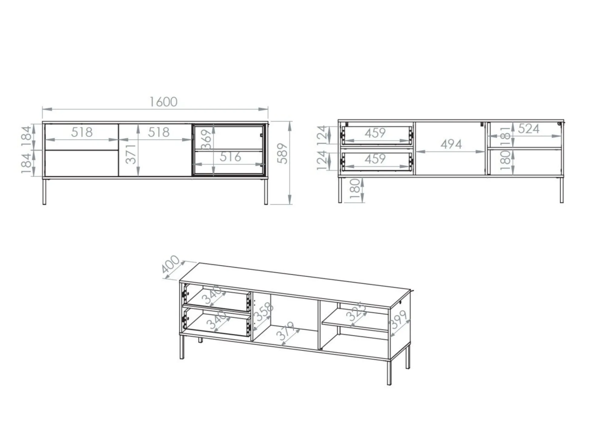 TV-bord Virsalo 103 (Kashmir)