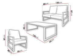 Udendørs møbelsæt Germantown 104
