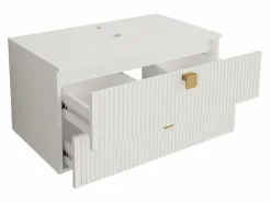 Vægbadeværelsesskab til håndvask Panium (Hvid)