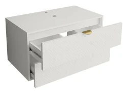 Vægbadeværelsesskab til håndvask Matrix (Hvid)