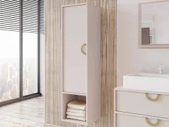 Vægmonteret badeværelsesskab Sodalis (Kashmir)