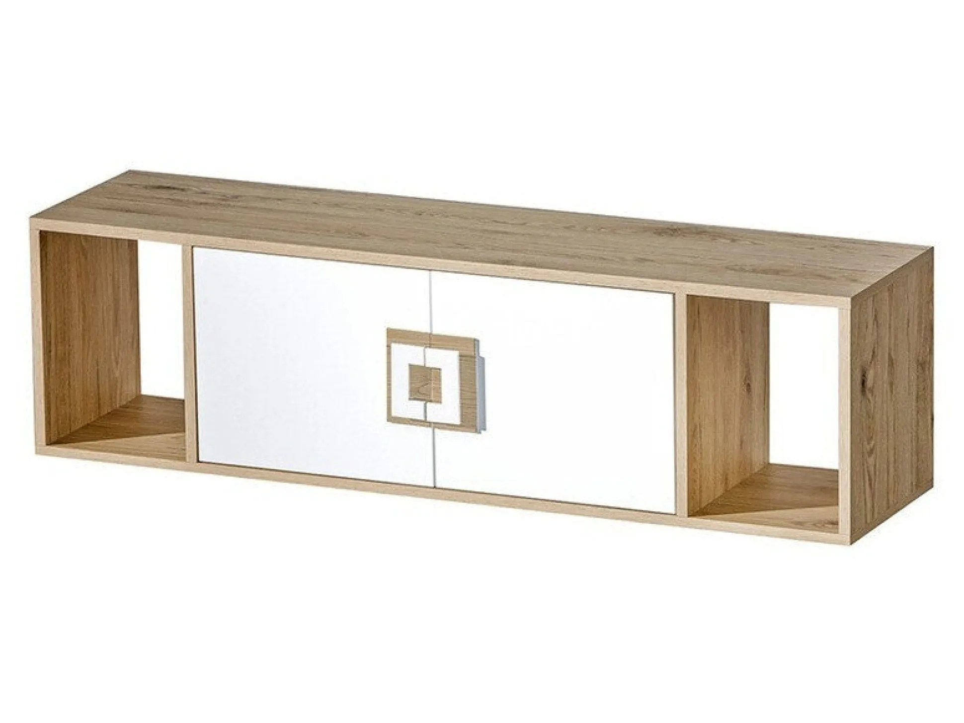 Vægreol Balvire 112 (Lys eg + Hvid)