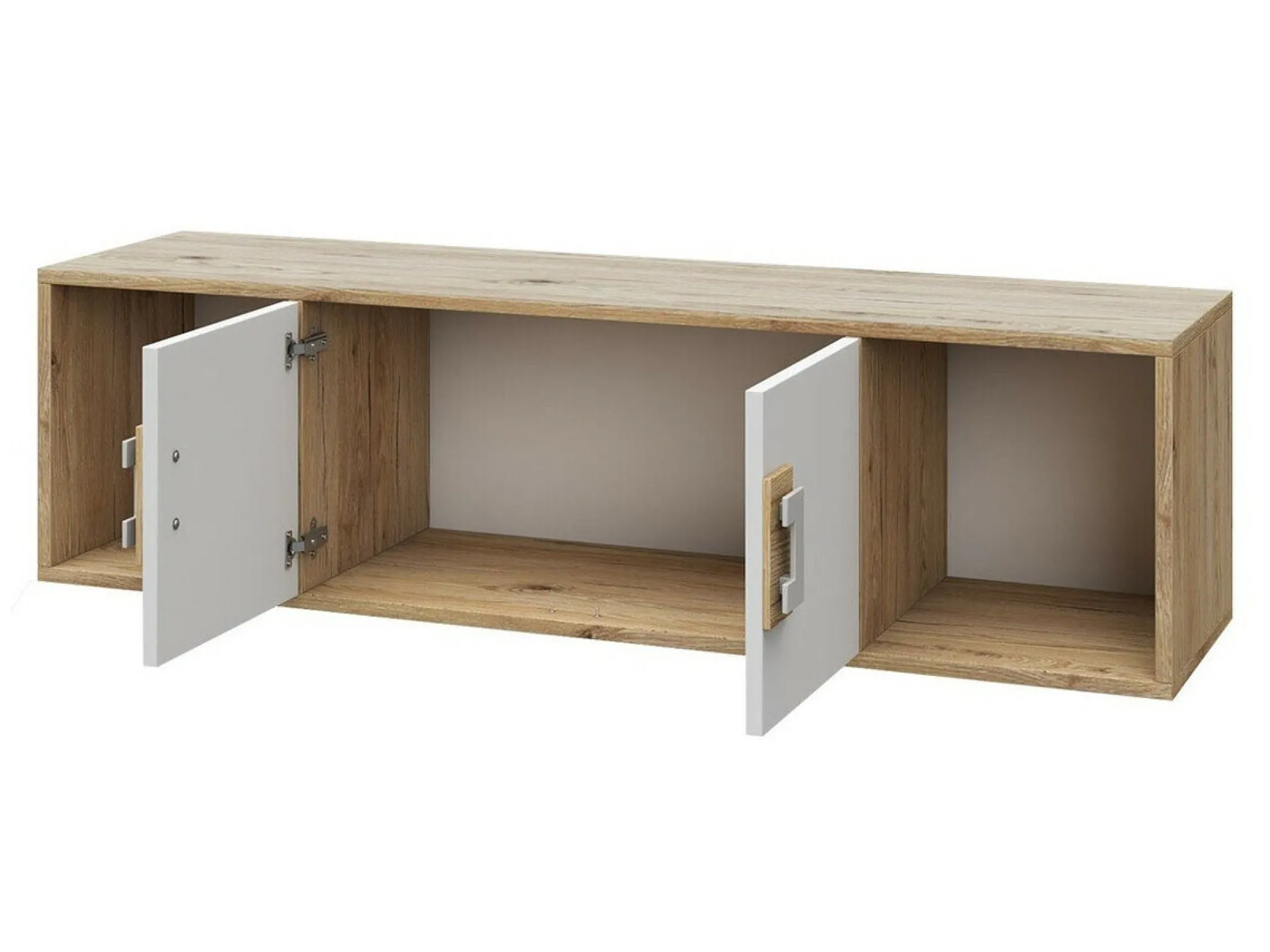 Vægreol Balvire 112 (Lys eg + Hvid)