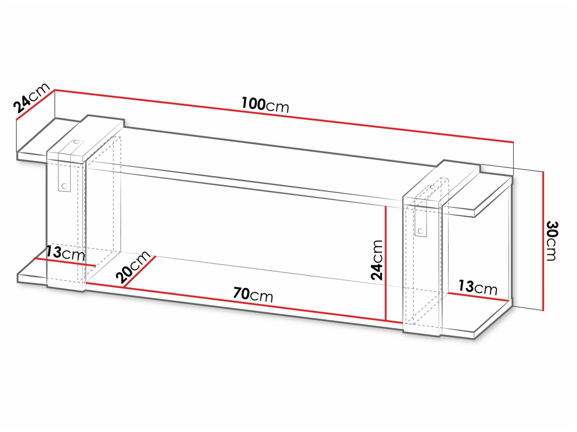 Vægreol Domdele 107