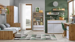 Vægreol Evaropha 111 (Wotan eg + Hvid)