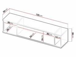 Vægreol Lomsore 105 (Hvid)