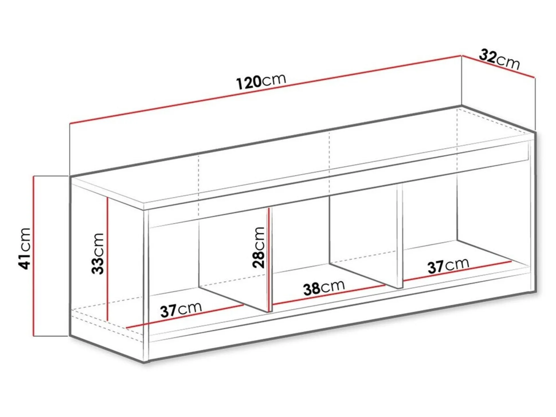 Vægreol Merevari 106 (Hvid + Blankt Turkis)