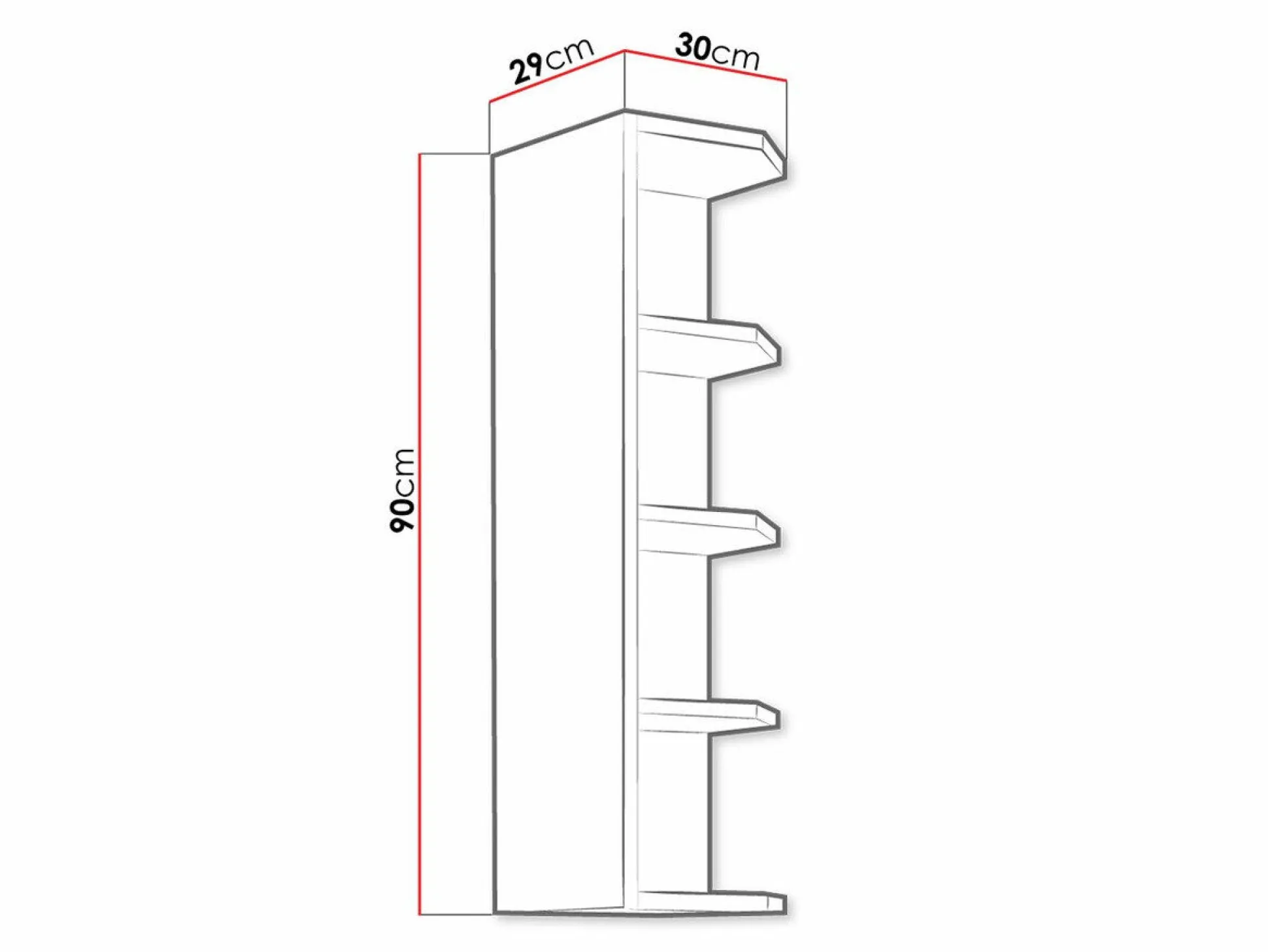 Vægreol Retro White 125