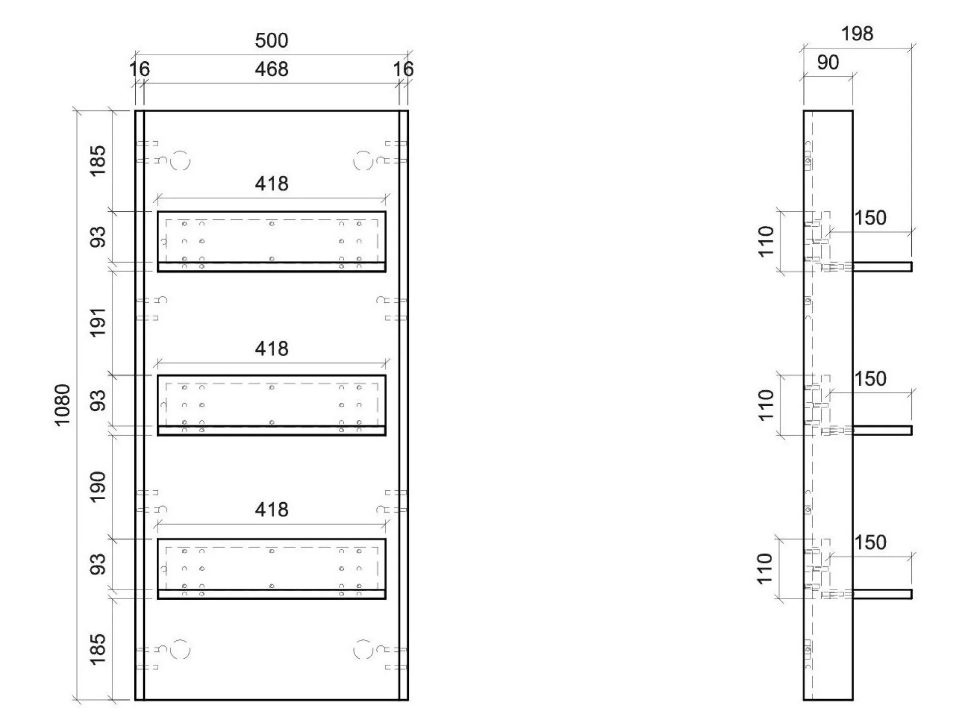 Vægreol Salsalo 107
