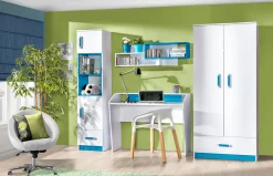 Vægreol Sorviru 105 (Hvid + Turkis)