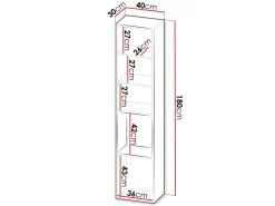 Vægreol Species I (Sort)