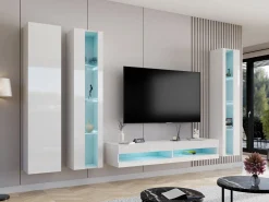 Vægreol Vilrin V (Hvid + Glansfuld hvid)