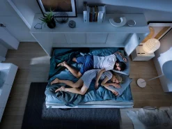 Vægseng Concept Pro Lenart Levfere 109 (Hvid + Glansfuld hvid)