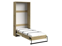 Vægseng Mirelbu 113 (Artisan eg + Glansfuld hvid)