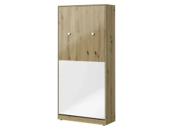 Vægseng Mirelbu 113 (Artisan eg + Glansfuld hvid)