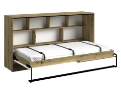 Vægseng Mirelbu 114 (Artisan eg + Hvid)