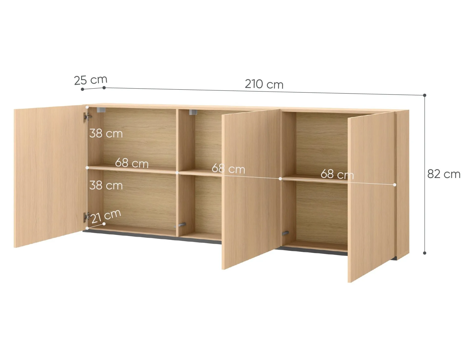 Vægskab Evareve 105