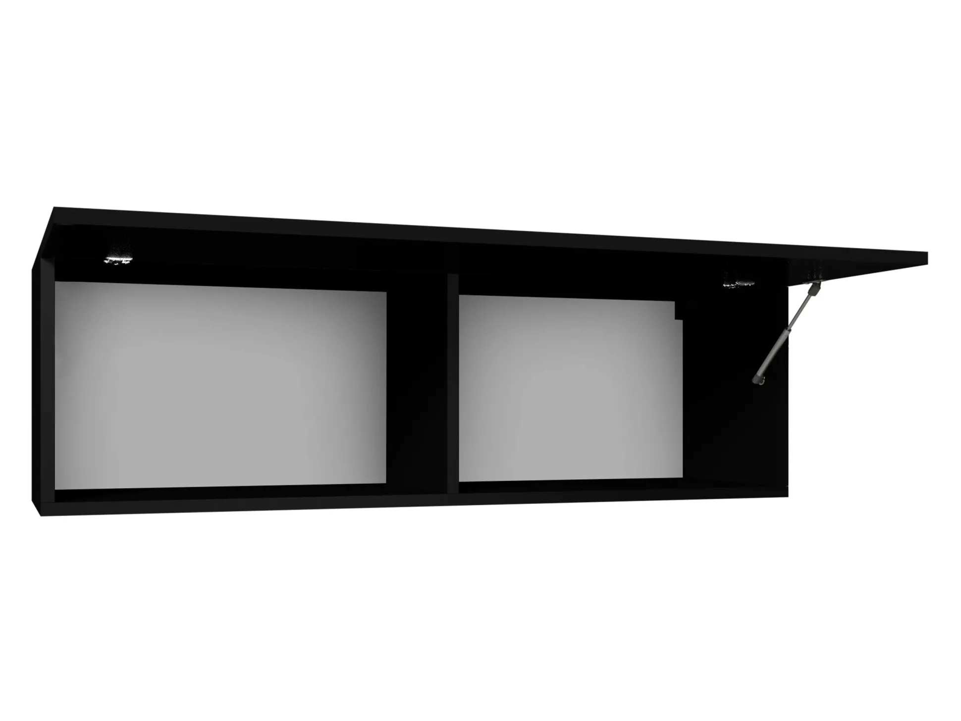 Vægskab Remus (Sort + Blank sort)