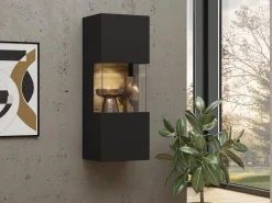 Vægskab Revmiru 101 (Sort + Wotan eg)