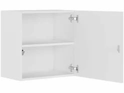 Vægskab Vilrin I (Hvid + Glansfuld hvid)